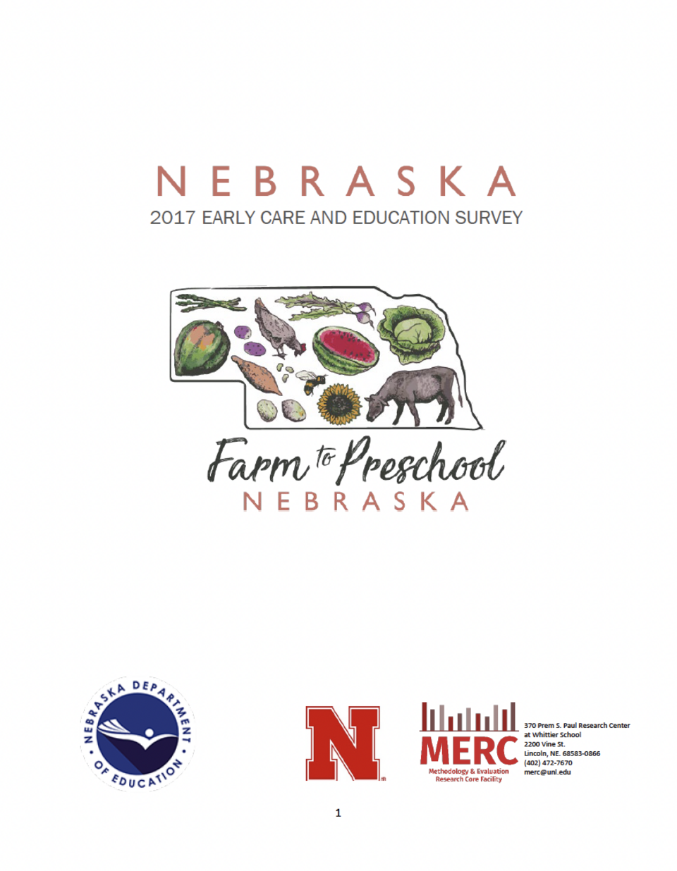NE 2017 EARLY CARE AND EDUCATION SURVEY